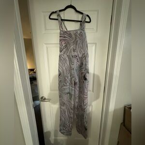 Hutch romper with beautiful marble-esque print